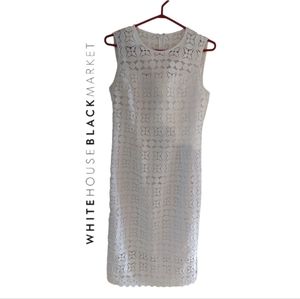 White House Black Market White Lace Dress